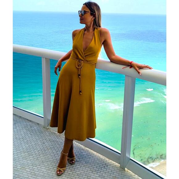 RARE!!! ZARA Halter Neck Dress NWT - Picture 10 of 16